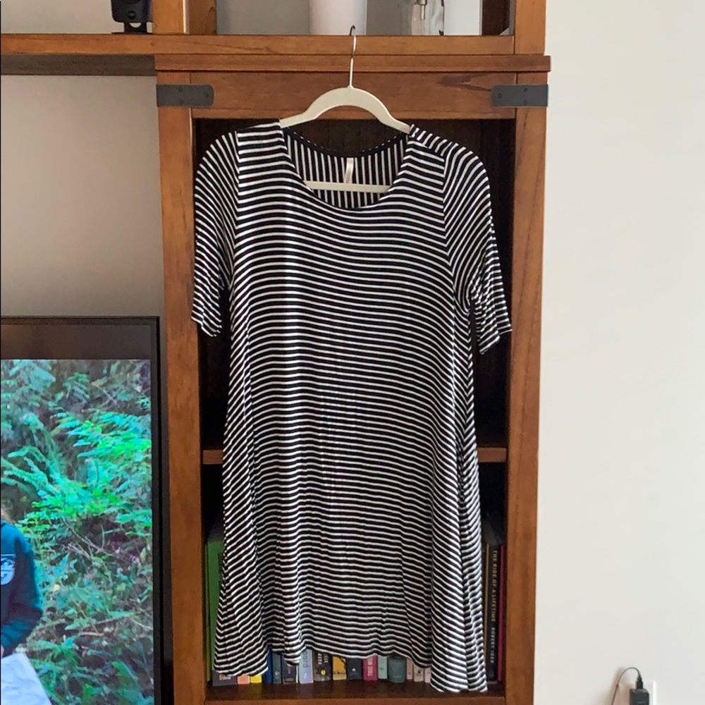 Striped T-Shirt Dress